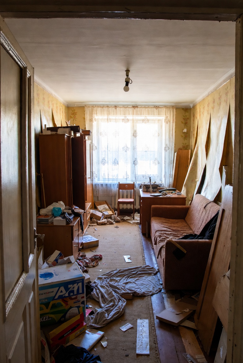 До уборки и расхламления